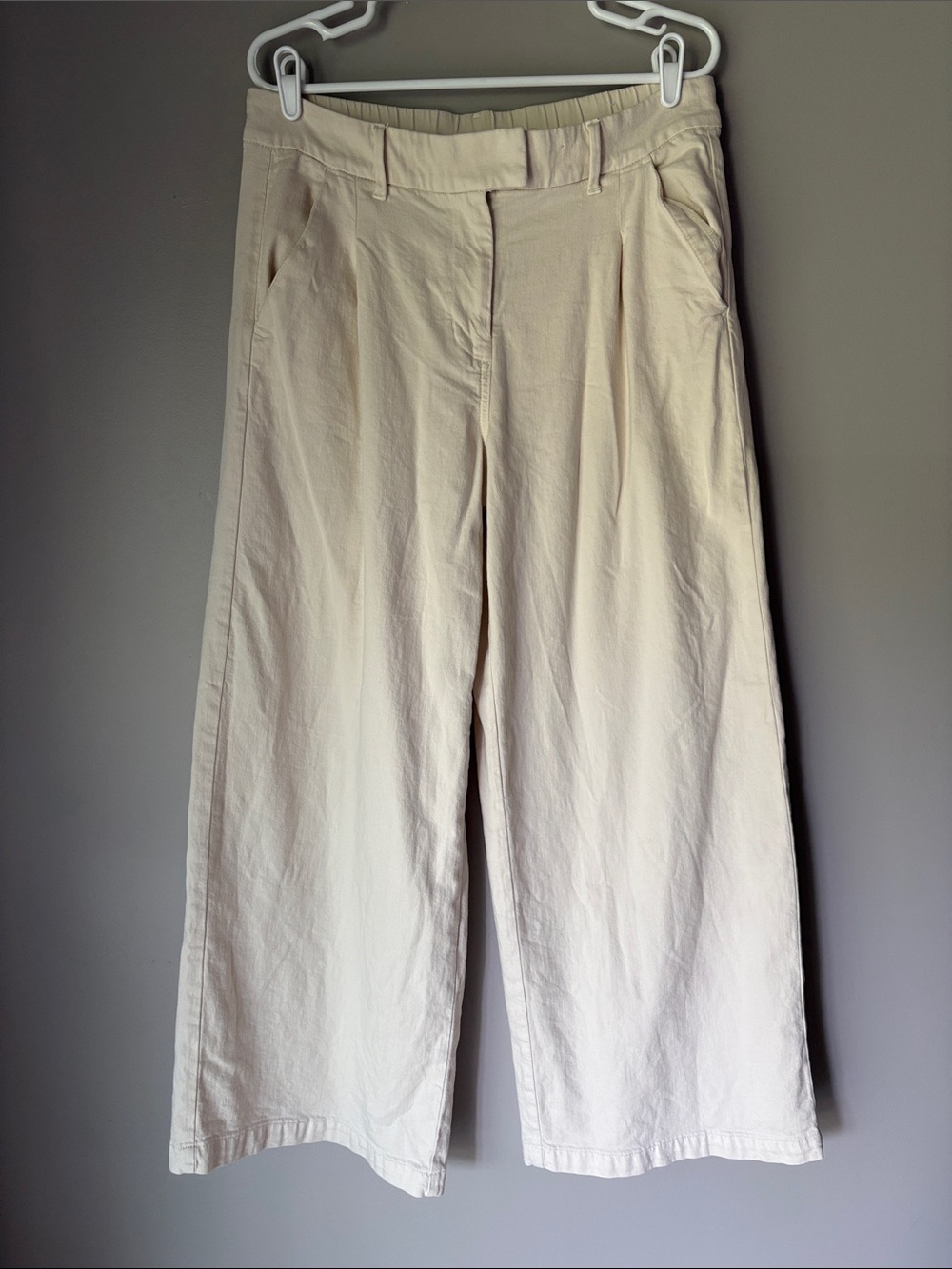 AMERICAN EAGLE Women’s Tan Stretch Ultra Wide Leg Trouser Pants